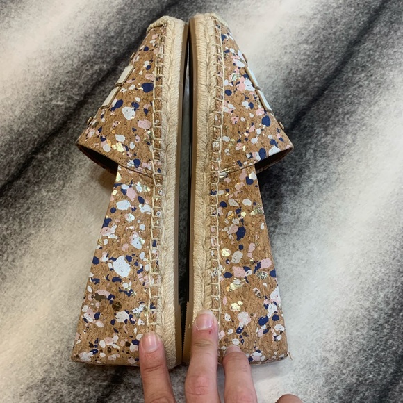 { Tory Burch } Ines Espadrille New Ivory Confetti - Picture 5 of 8